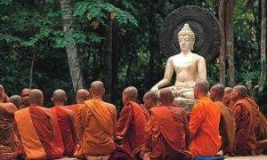 como visten los budistas