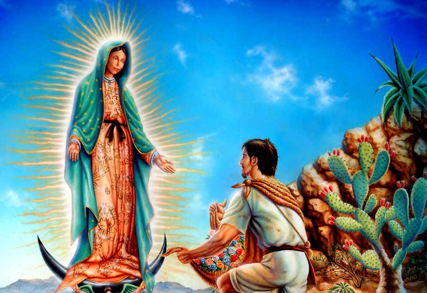 oración a la virgen de guadalupe en su día