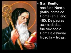San Benito Abad o san Benito de Nursia 