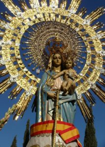 Virgen del Pilar y la guardia civil