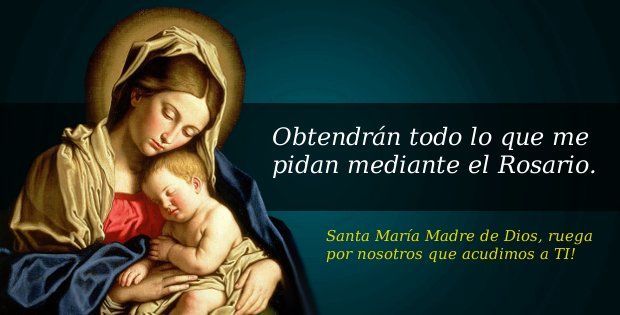 rosario a la virgen María