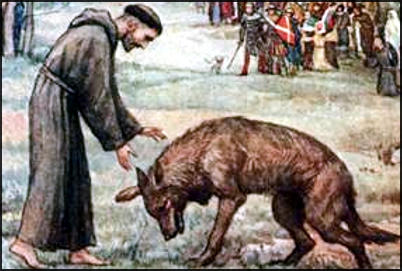 San Francisco De Asis Y El Lobo Para Niños