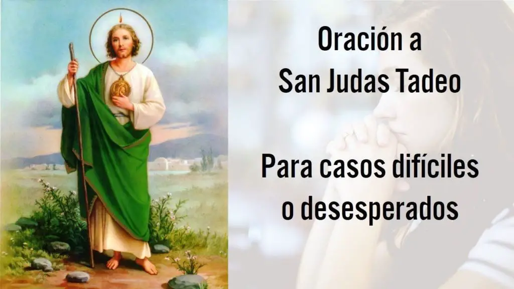  oración a San Judas Tadeo,