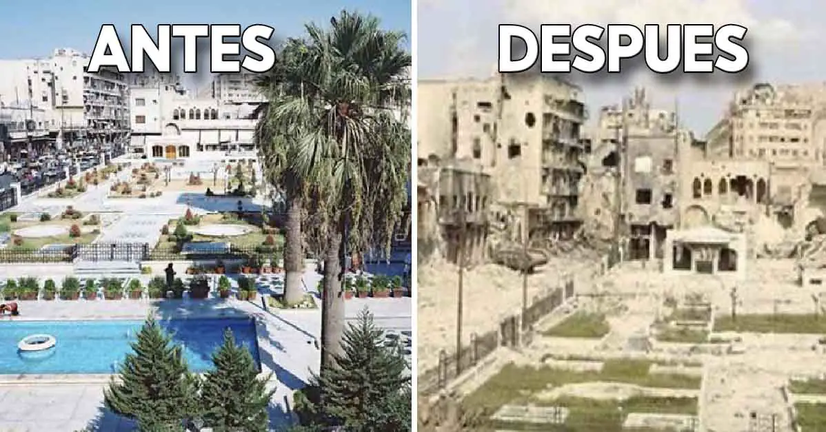 Siria antes y depues